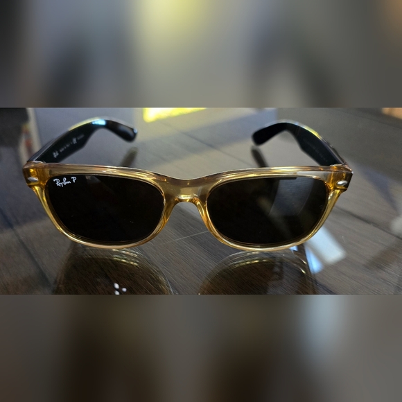 Ray Ban WAYFARER (RB2132-945/57 55) Honey with Brown Crystal Polarized Lens - Picture 3 of 12